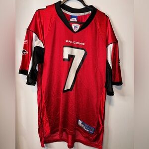 Reebok Michael Vick #7 Atlanta Falcons Football NFL Jersey Mens L Red
